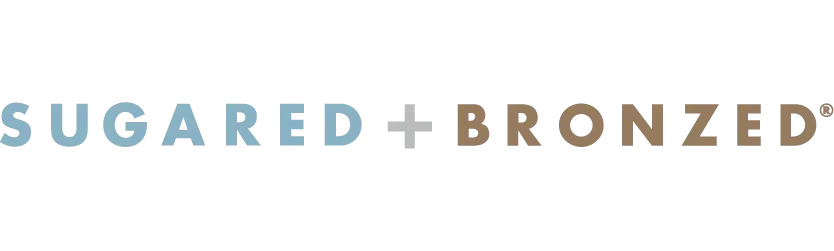 Business logo for Sugared + Bronzed