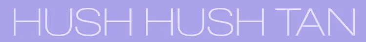 Business logo for Hush Hush Tan